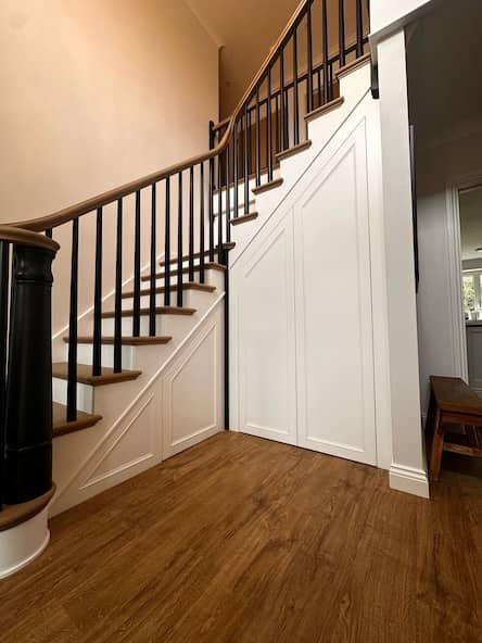 Under stairs storage