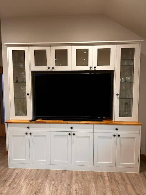 custom media wall